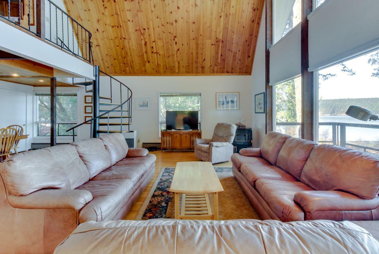 Lopez Island Hunter Bay Waterfront Home Eksteriør bilde