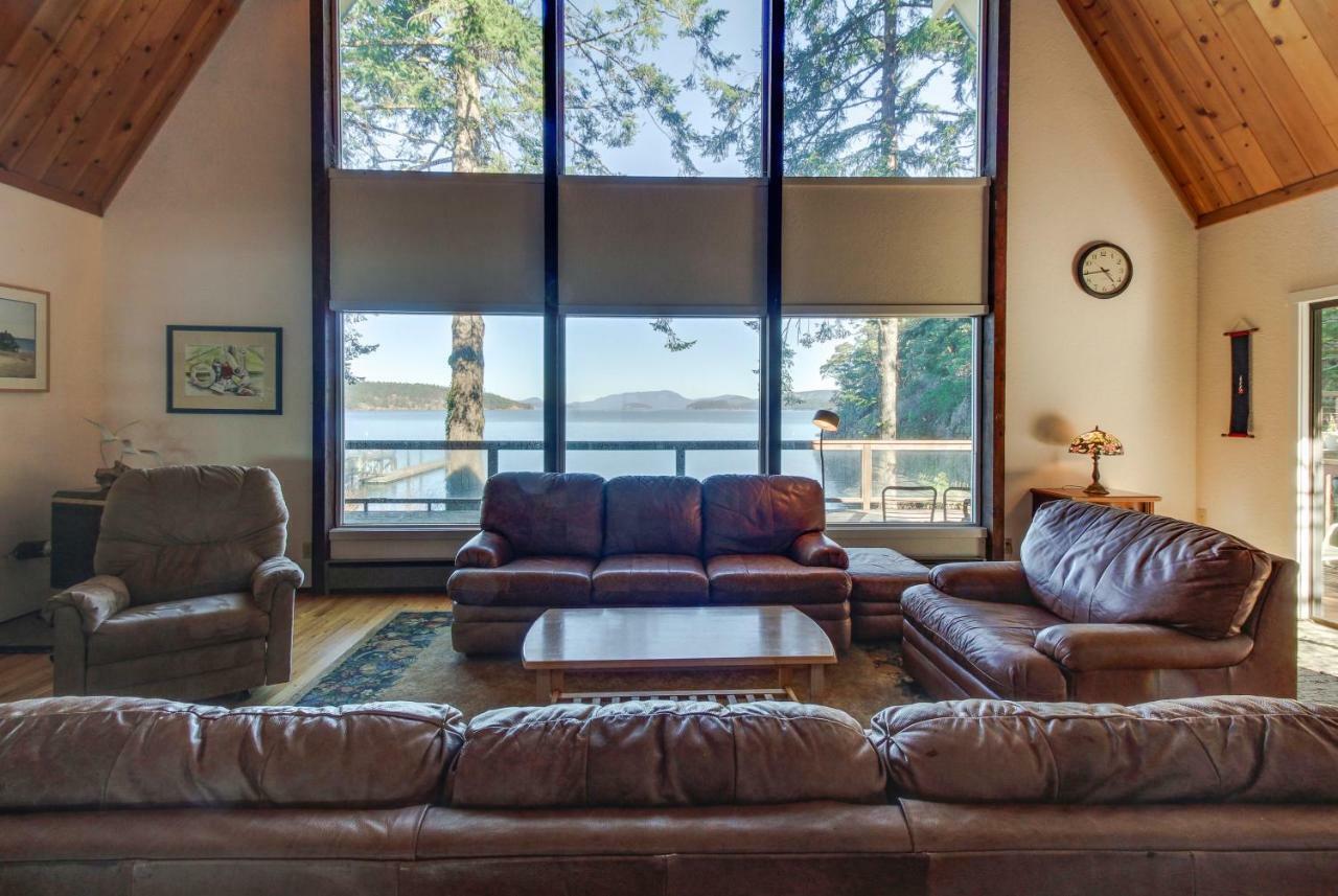 Lopez Island Hunter Bay Waterfront Home Eksteriør bilde